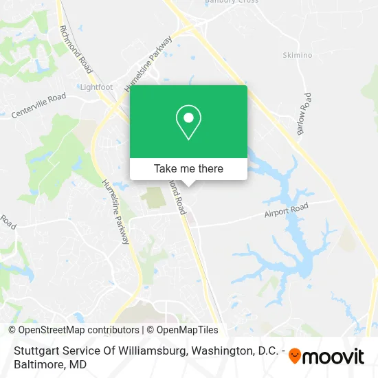 Stuttgart Service Of Williamsburg map