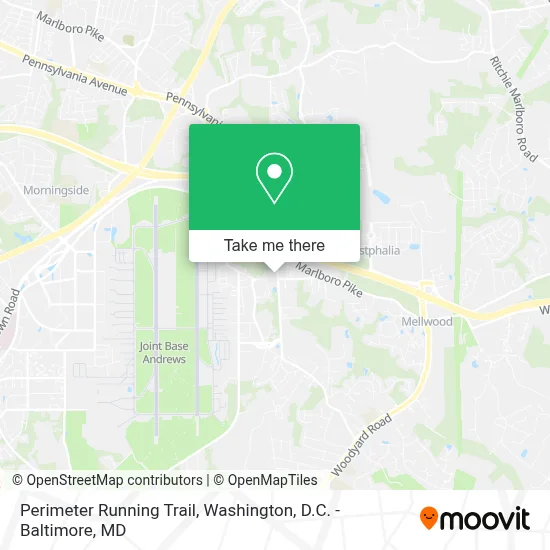 Perimeter Running Trail map
