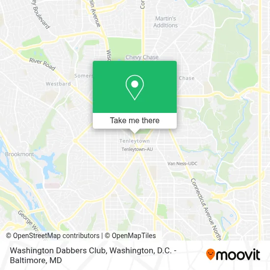 Washington Dabbers Club map