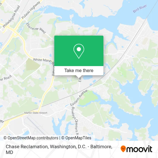 Chase Reclamation map