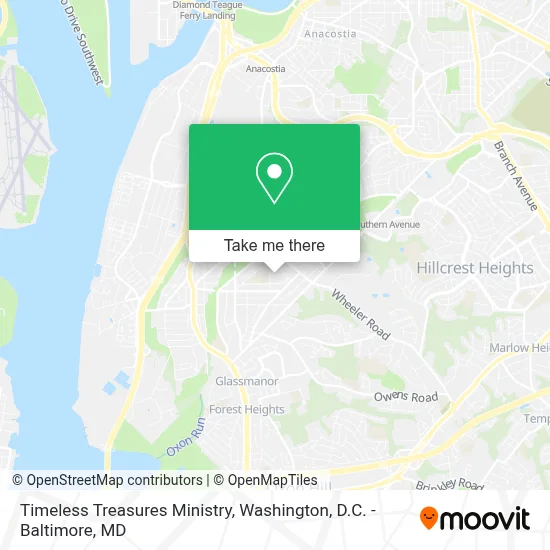 Timeless Treasures Ministry map