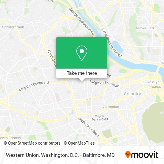 Western Union map