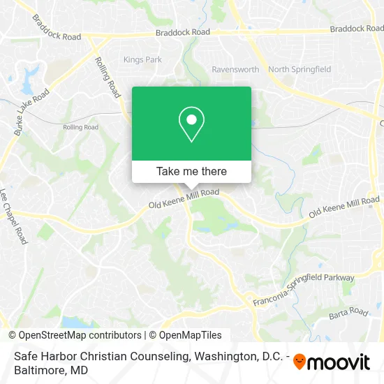 Safe Harbor Christian Counseling map