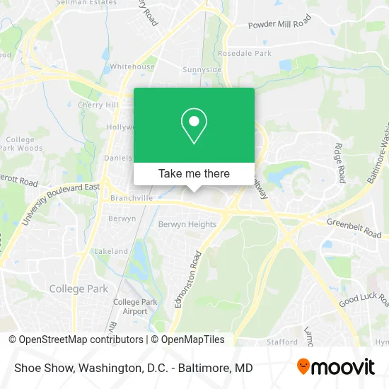 Shoe Show map