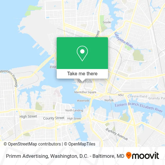 Primm Advertising map