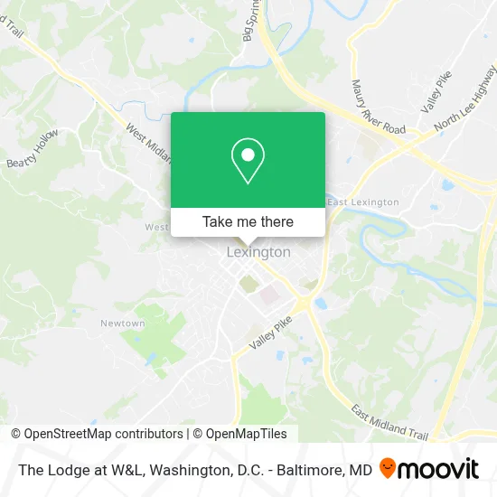 The Lodge at W&L map