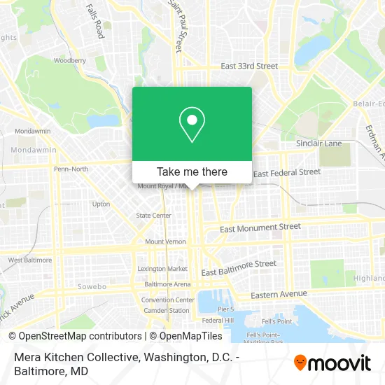 Mera Kitchen Collective map