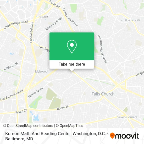 Kumon Math And Reading Center map