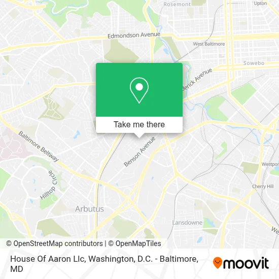 House Of Aaron Llc map