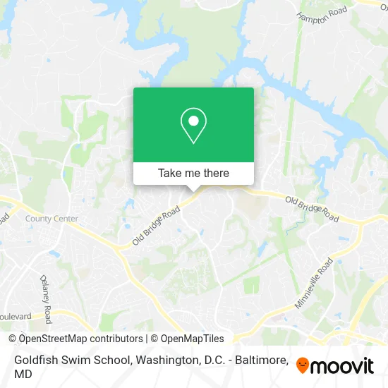 Goldfish Swim School map