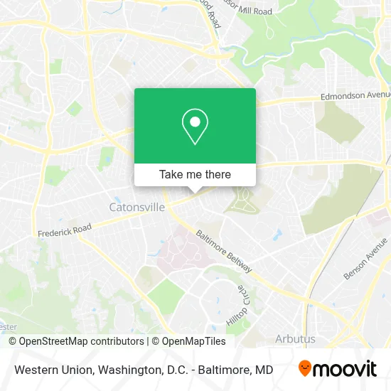 Western Union map