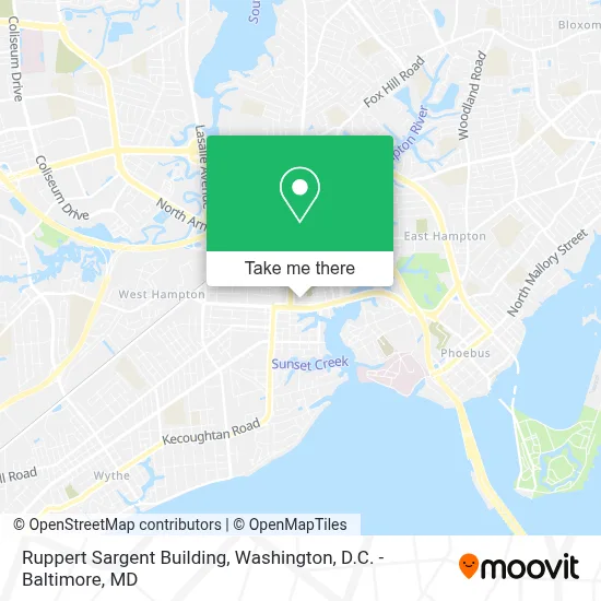 Ruppert Sargent Building map