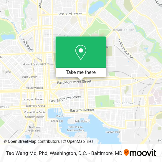 Tao Wang Md, Phd map