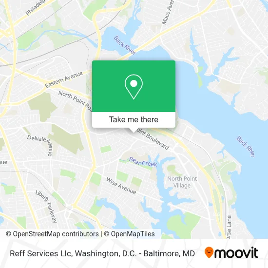 Reff Services Llc map