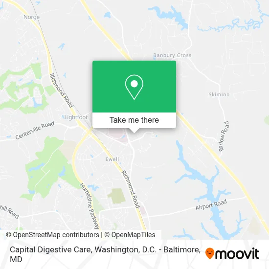 Capital Digestive Care map