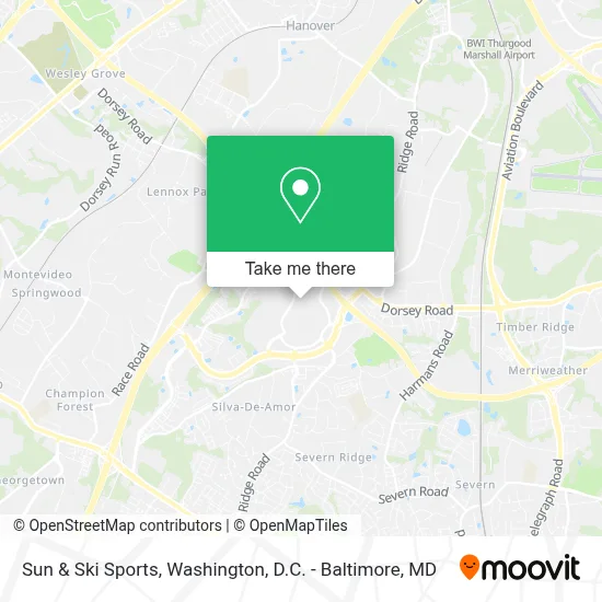 Sun & Ski Sports map