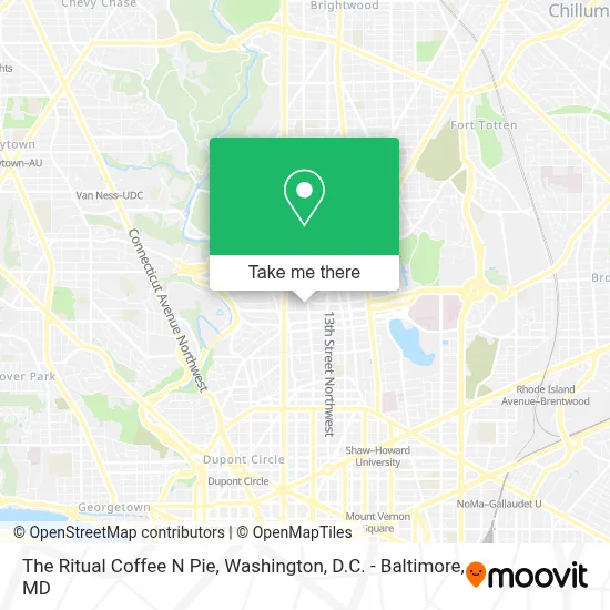 The Ritual Coffee N Pie map