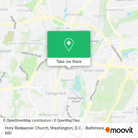 Holy Redeemer Church map