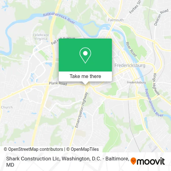Shark Construction Llc map