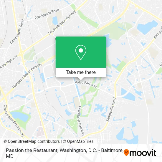 Passion the Restaurant map