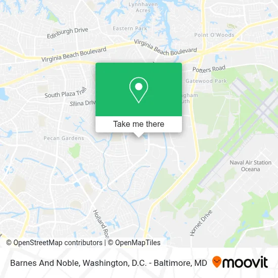 Barnes And Noble map