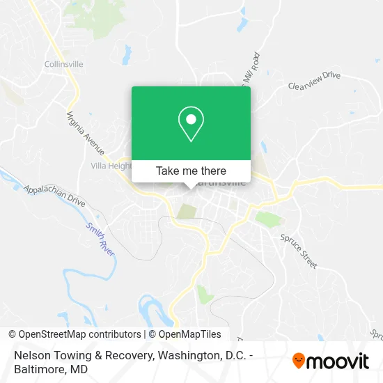 Nelson Towing & Recovery map