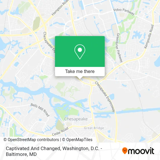 Captivated And Changed map