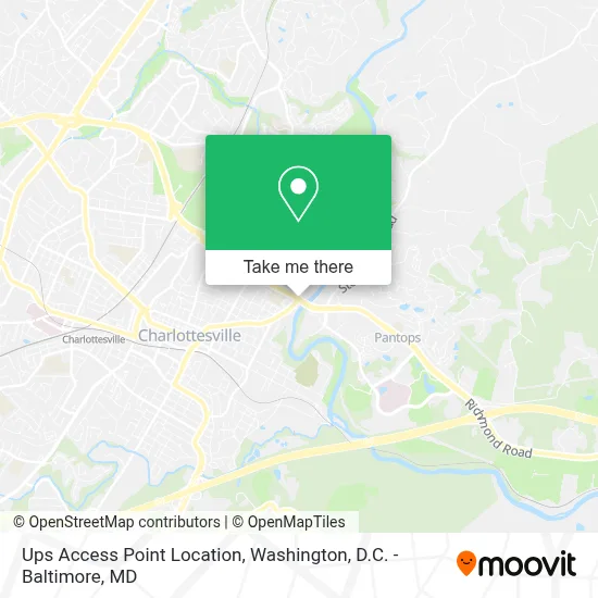 Ups Access Point Location map