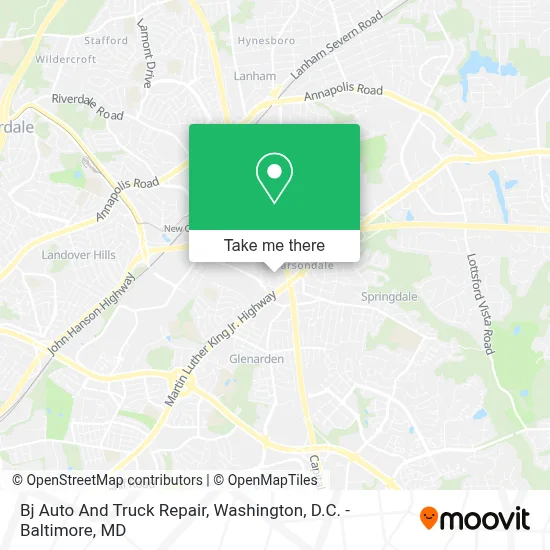 Bj Auto And Truck Repair map