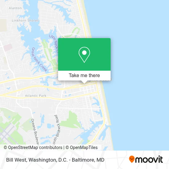 Bill West map