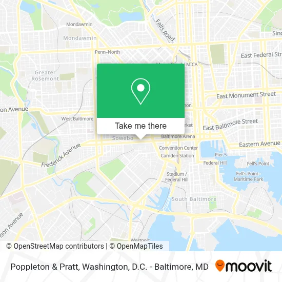 Poppleton & Pratt map