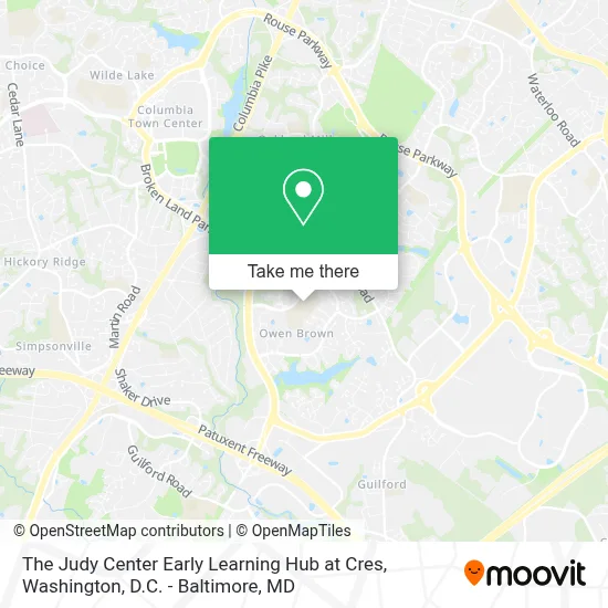 The Judy Center Early Learning Hub at Cres map