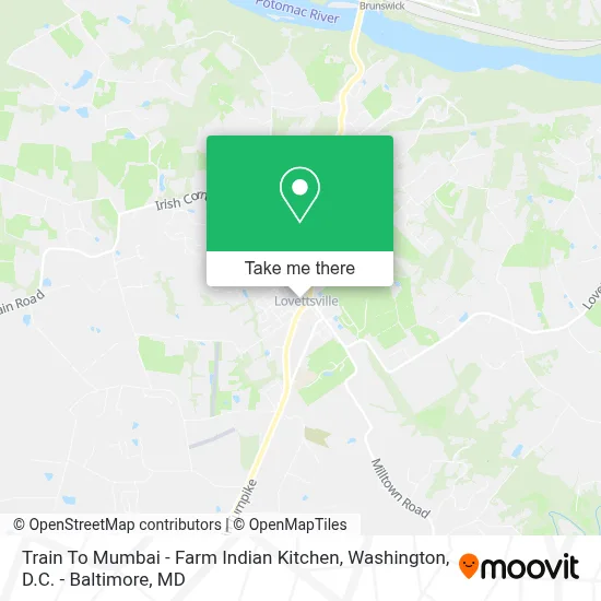 Train To Mumbai - Farm Indian Kitchen map