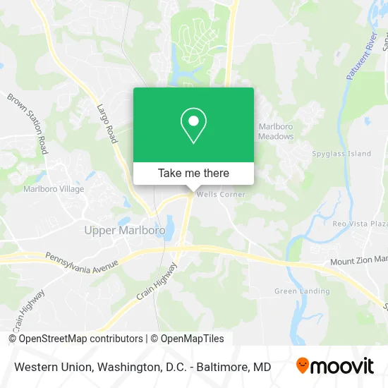 Western Union map