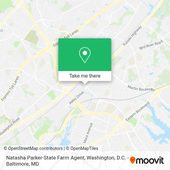 Natasha Parker-State Farm Agent map