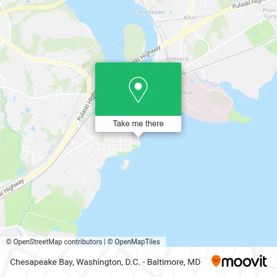 Chesapeake Bay map