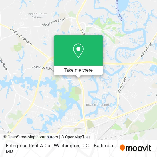 Enterprise Rent-A-Car map