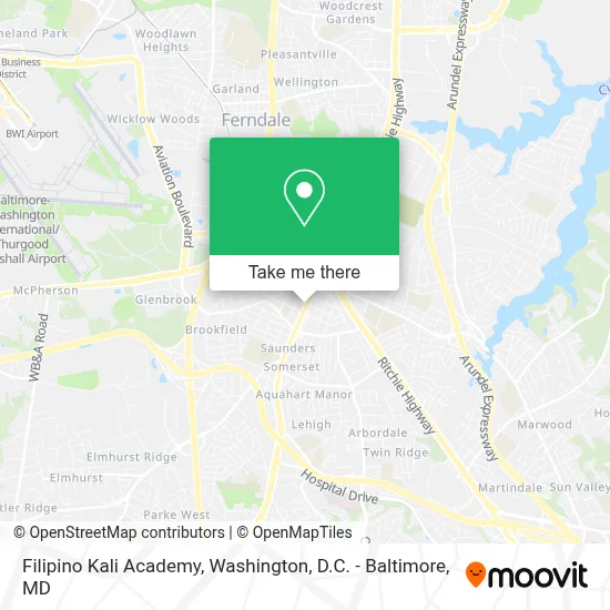 Filipino Kali Academy map
