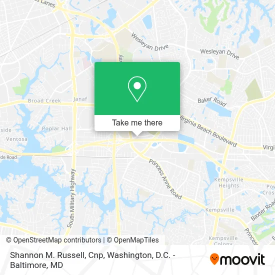 Shannon M. Russell, Cnp map