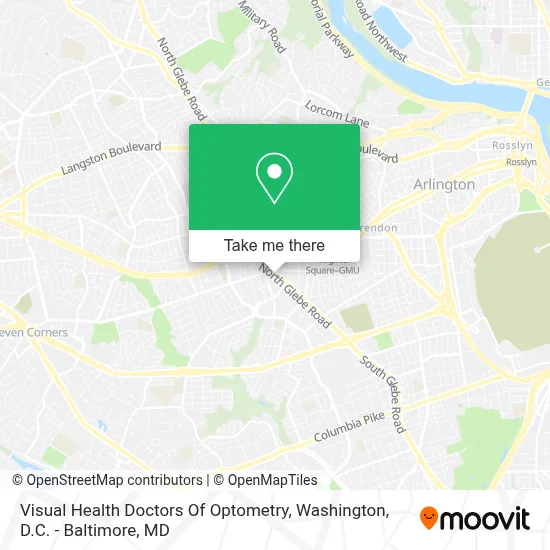 Visual Health Doctors Of Optometry map