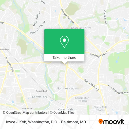 Joyce J Koh map