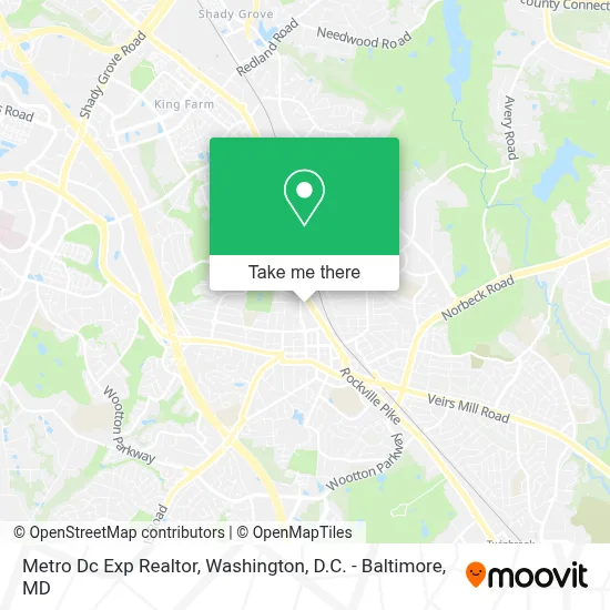 Metro Dc Exp Realtor map