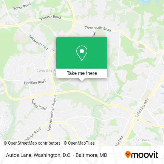 Autos Lane map