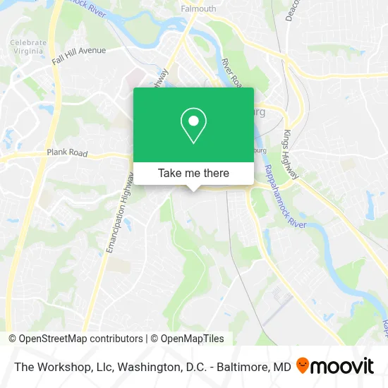 The Workshop, Llc map