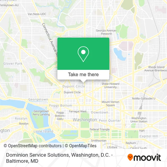 Dominion Service Solutions map