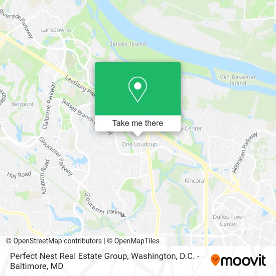 Perfect Nest Real Estate Group map