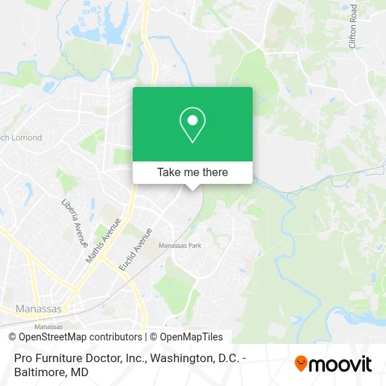 Pro Furniture Doctor, Inc. map