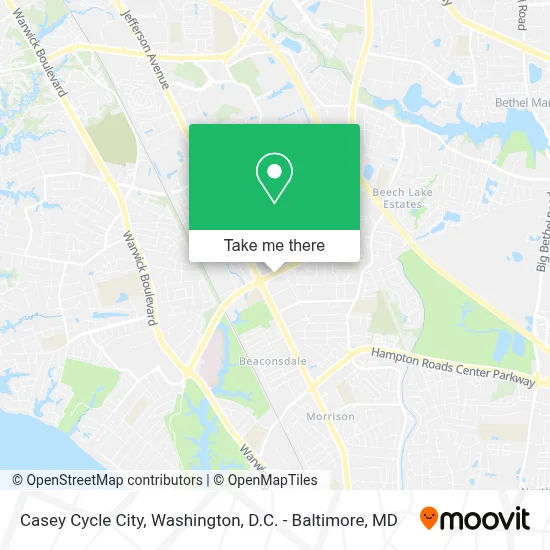 Casey Cycle City map