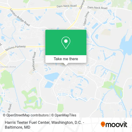 Harris Teeter Fuel Center map