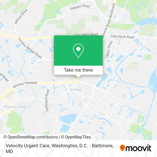 Velocity Urgent Care map